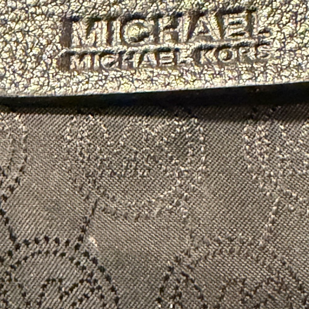Michael Kors Black Tote with Gold Charm - Picture 12 of 12